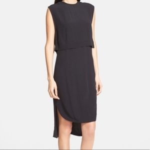 Helmut Lang Blaze Hi-Lo Little Black Dress (6)